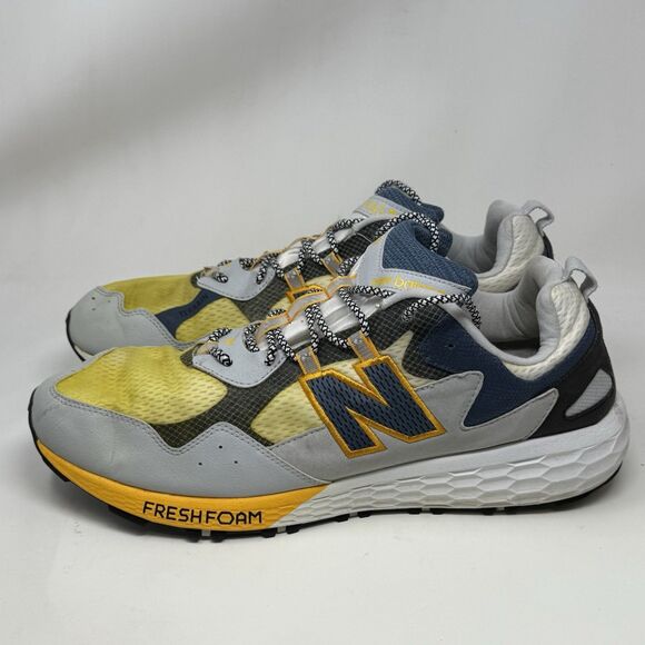 New Balance Fresh Foam Crag TR Mens 17 2E Wide Gray Blue Hiking Trail Shoes - Picture 4 of 16